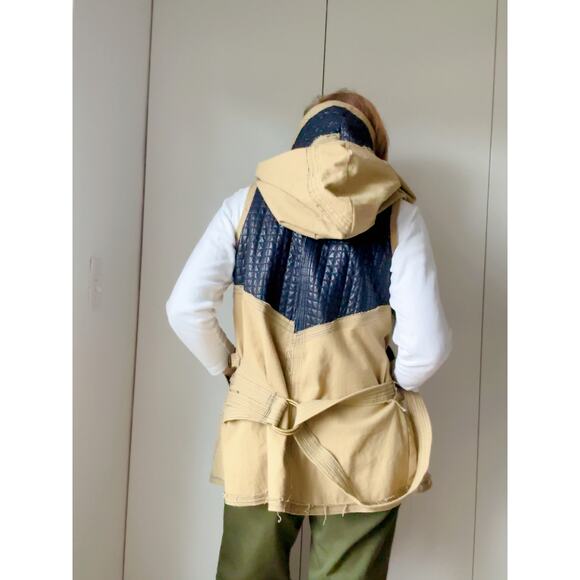 Tailored Steampunk Renaissance Canvas Vest S/M Festival Fantasy Waistcoat - Picture 11 of 14